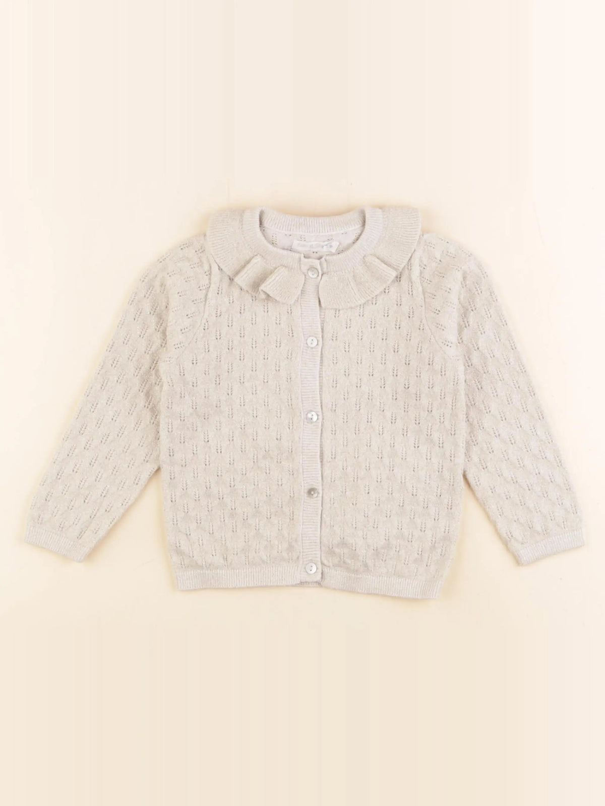 Eden & Victor - gilet or - 18 mois