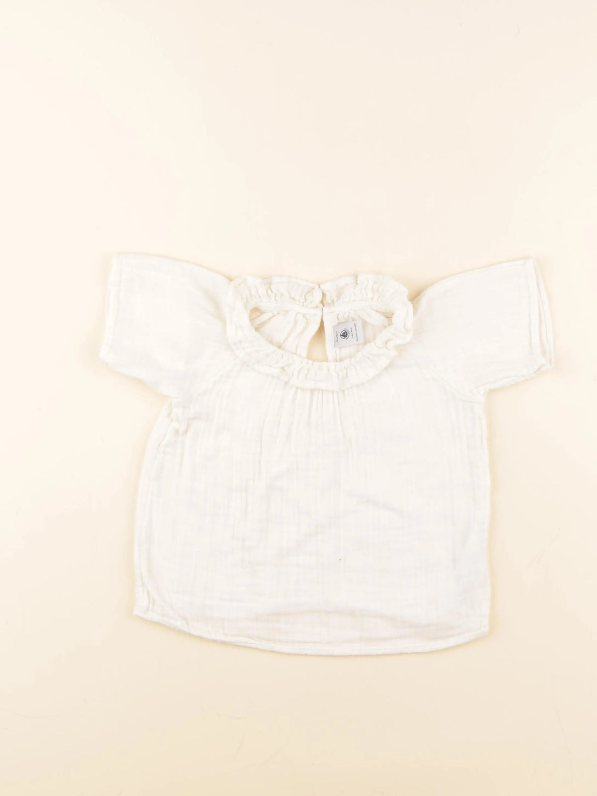Petit Bateau - blouse beige - 18 mois