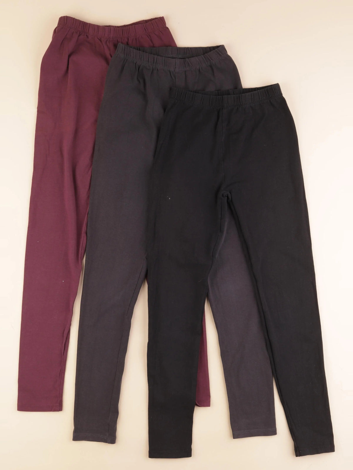Vertbaudet - lot de 3 leggings multicolore - 10 ans