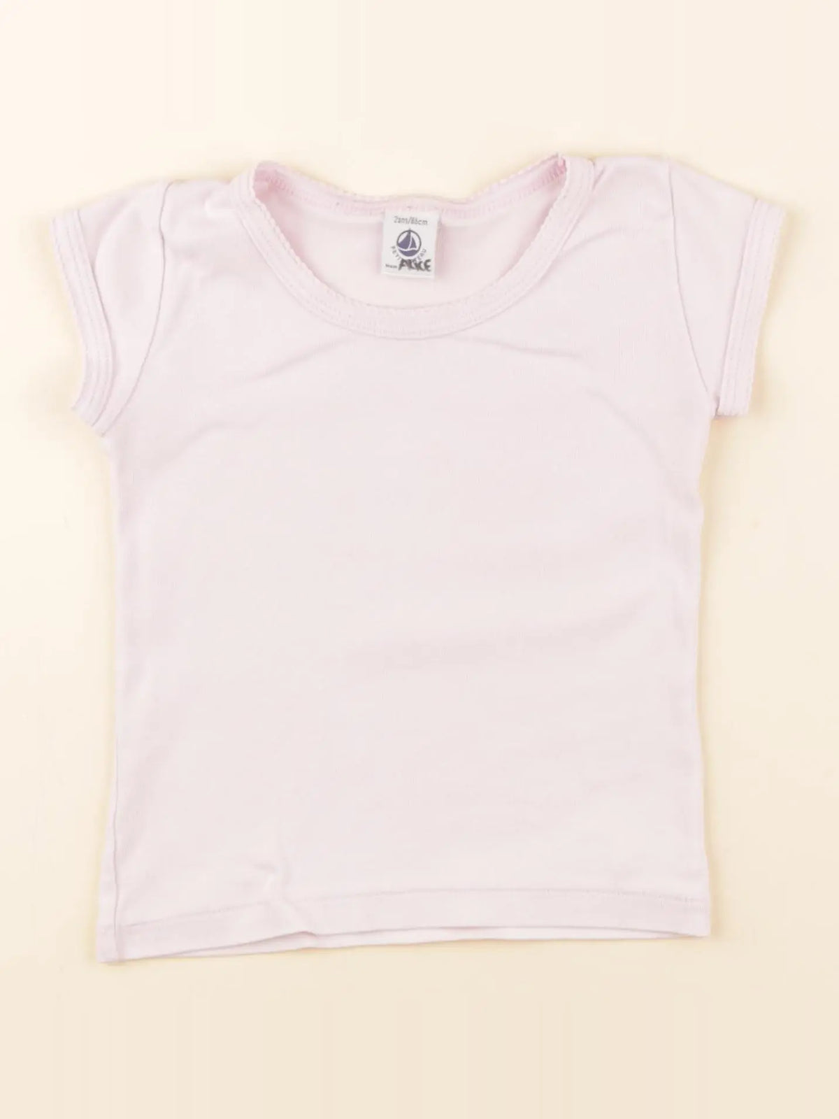 Petit Bateau - maillot de corps rose - 2 ans