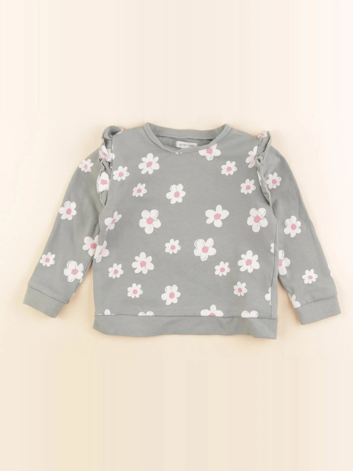 Vertbaudet - sweat vert - 2 ans