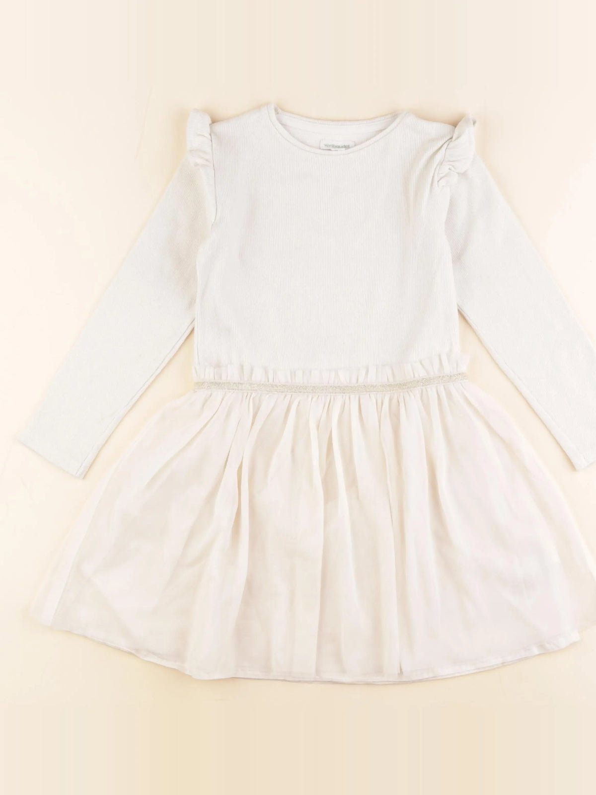 Vertbaudet - robe blanc - 5 ans