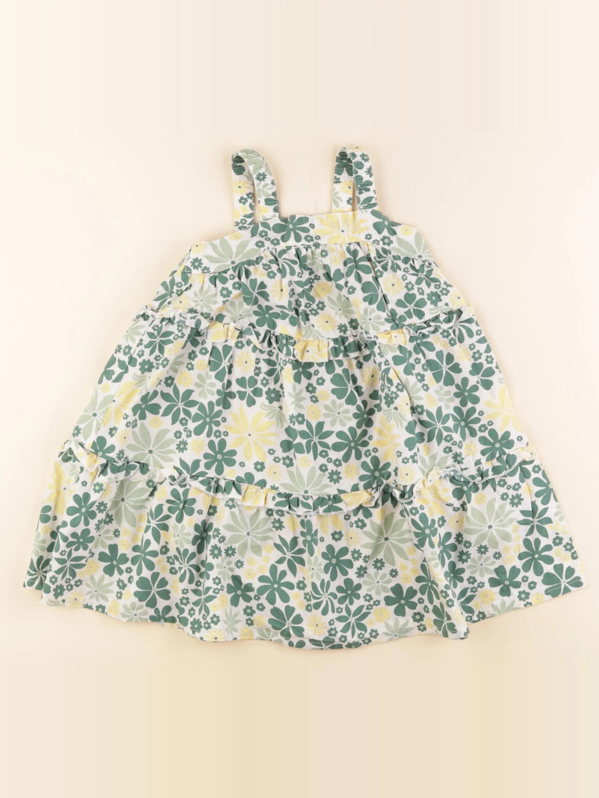 Tape à l'oeil - robe vert - 4 ans