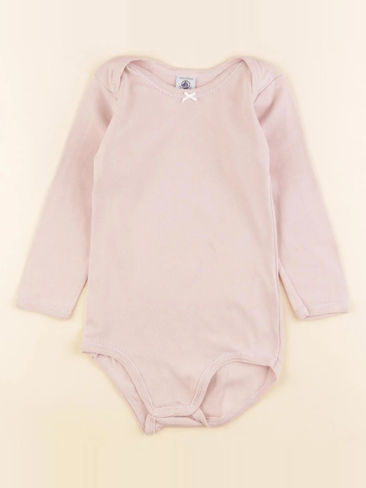 Petit Bateau - body rose - 4 ans