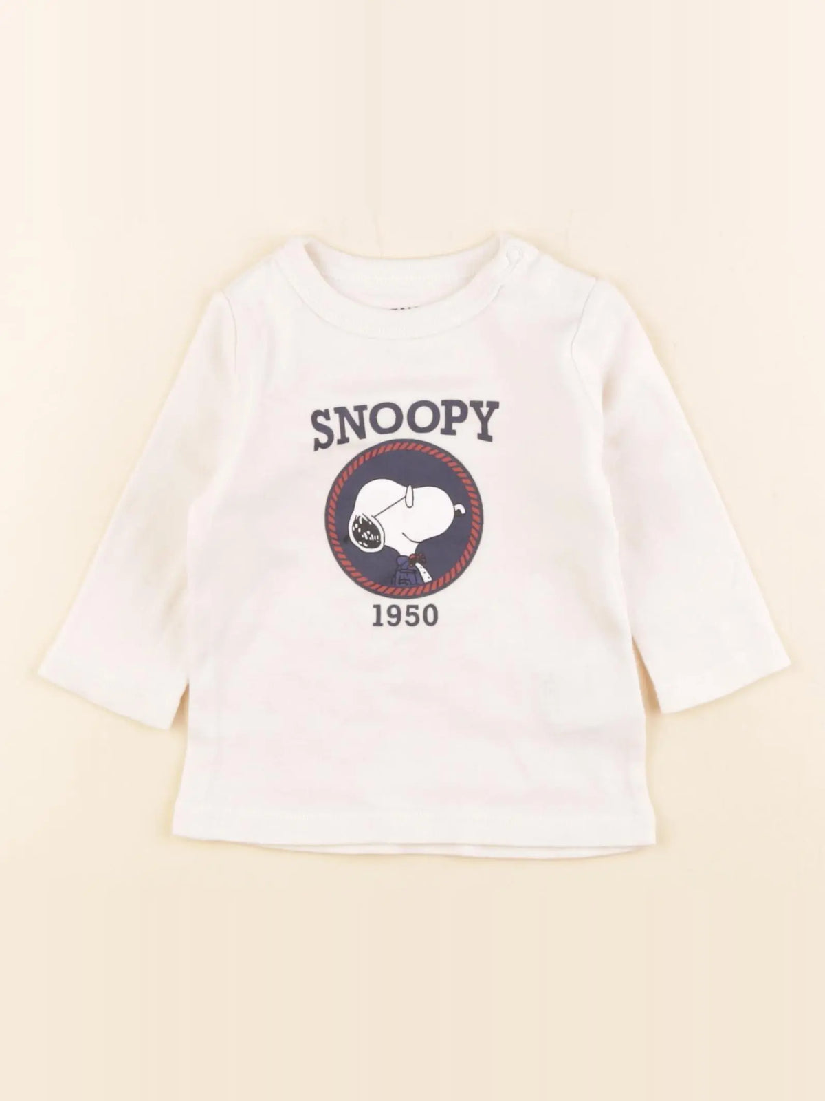 Cyrillus - tee-shirt blanc - 6 mois