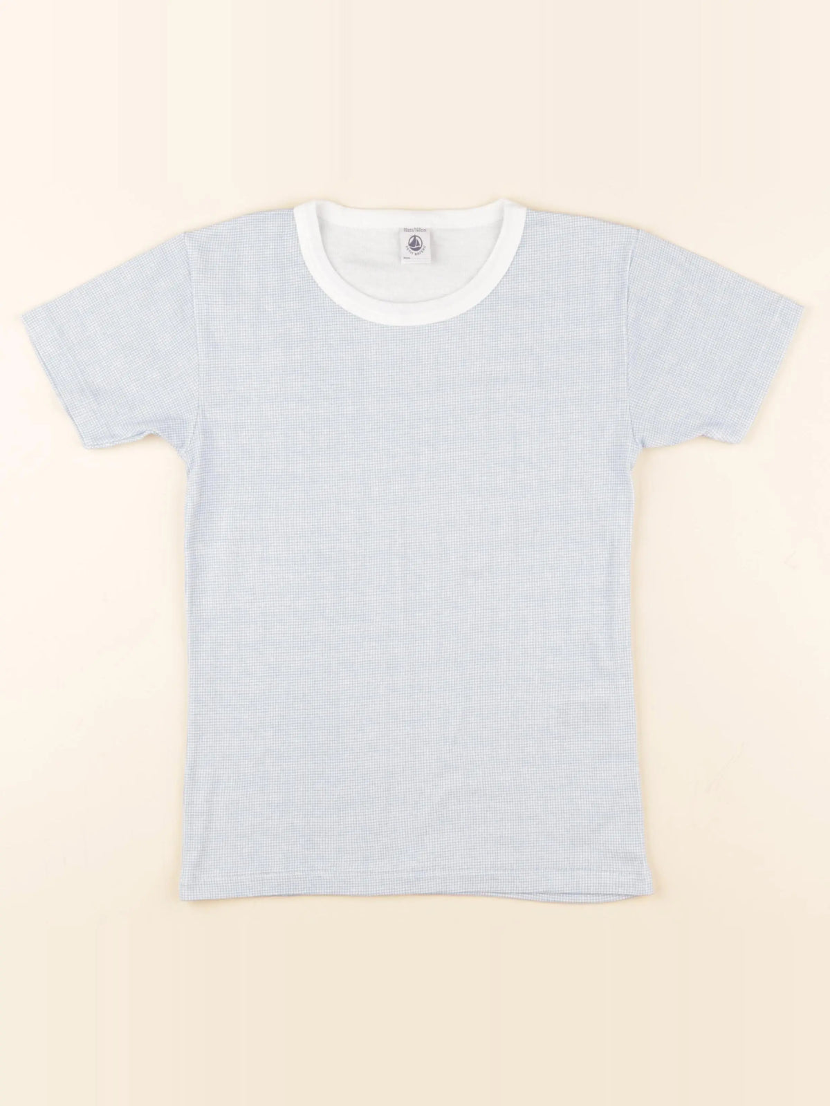 Petit Bateau - maillot de corps bleu - 10 ans