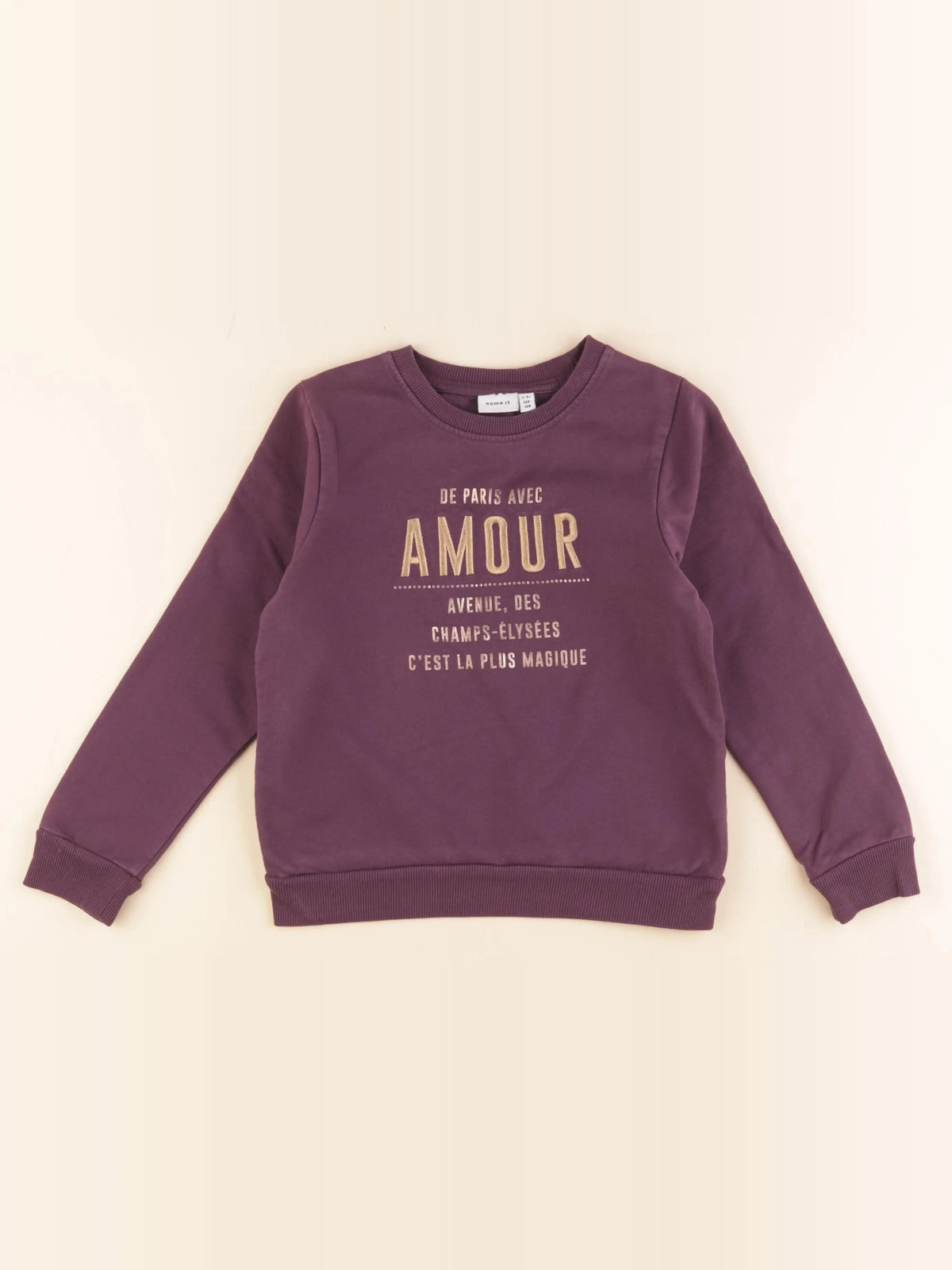 Name it - sweat violet, or - 6/7 ans