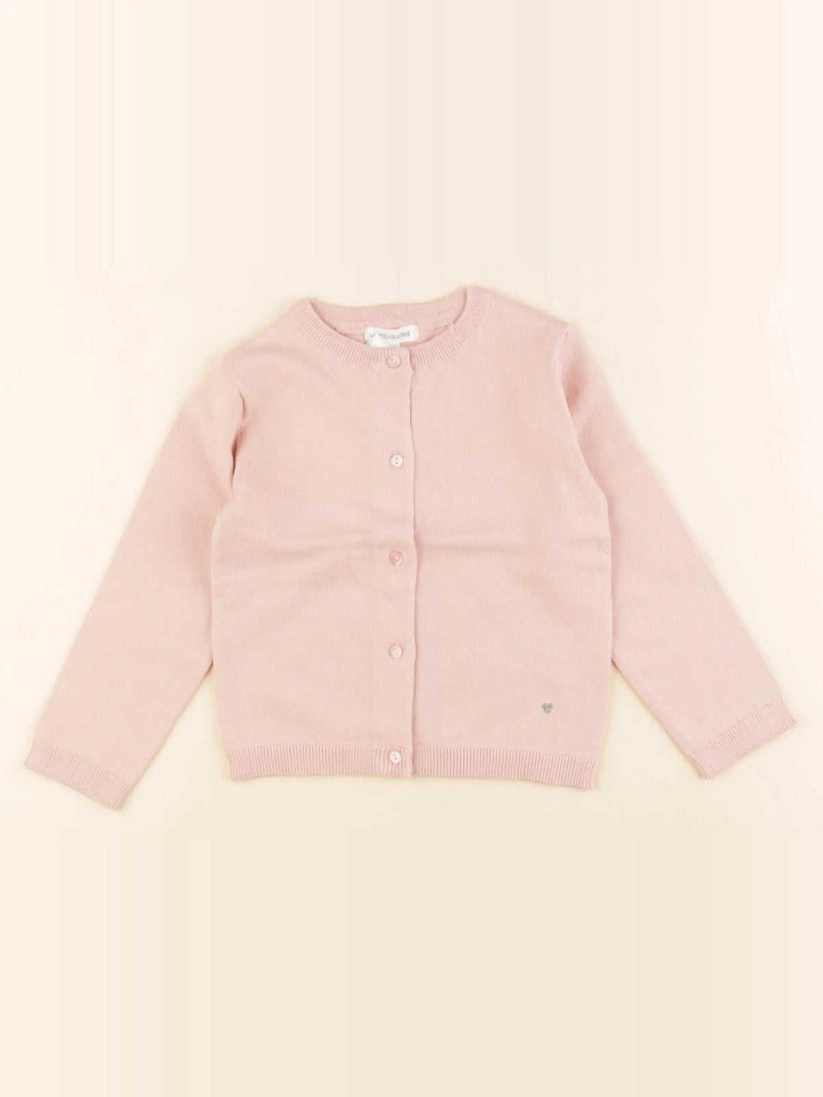 Vertbaudet - gilet rose - 3 ans