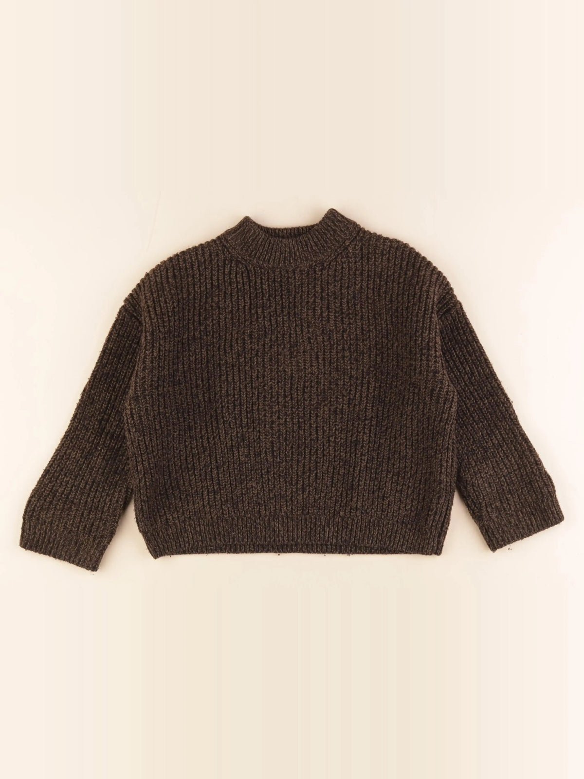 Monoprix - pull marron - 4 ans