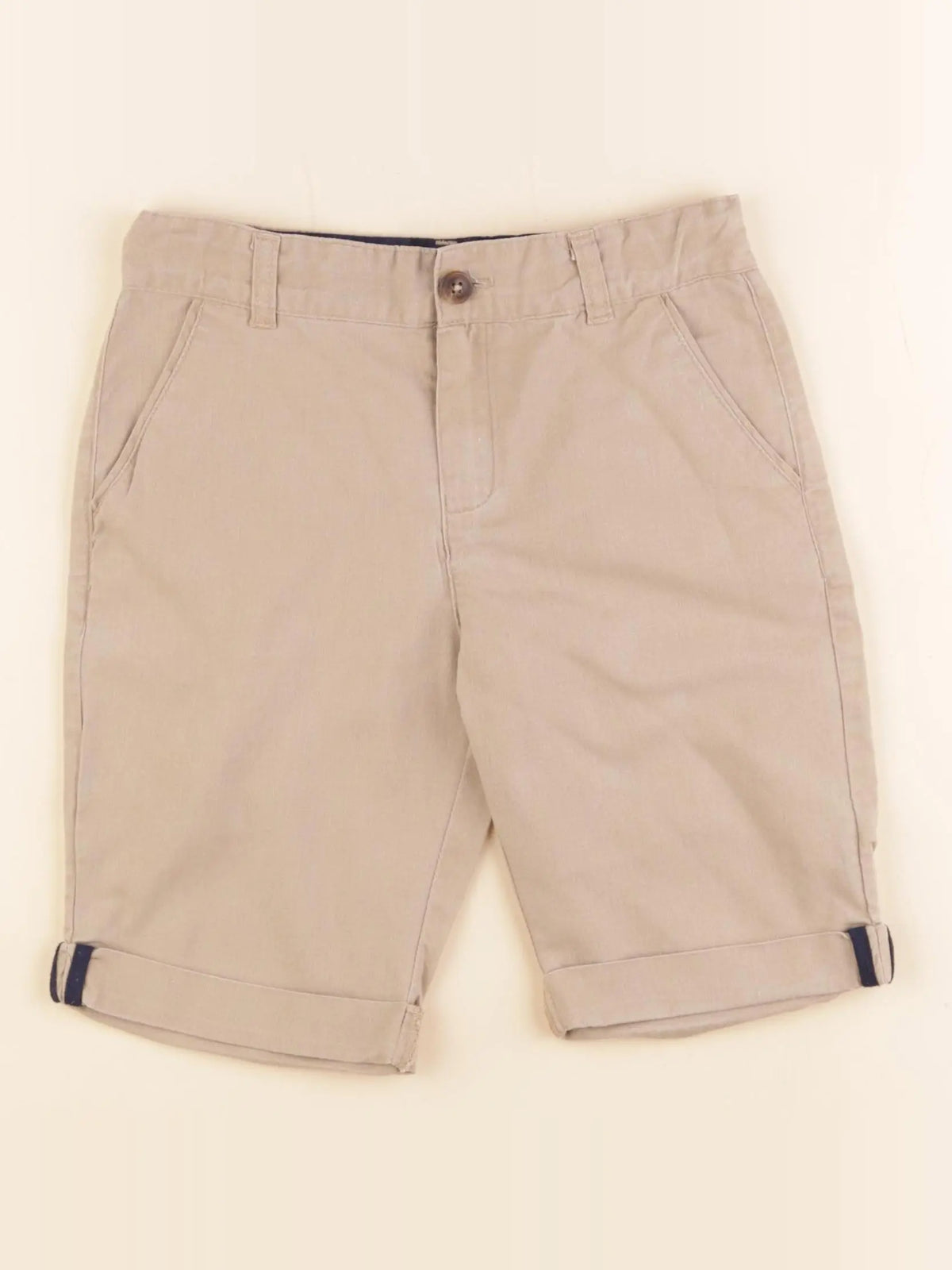 Vertbaudet - short beige - 6 ans