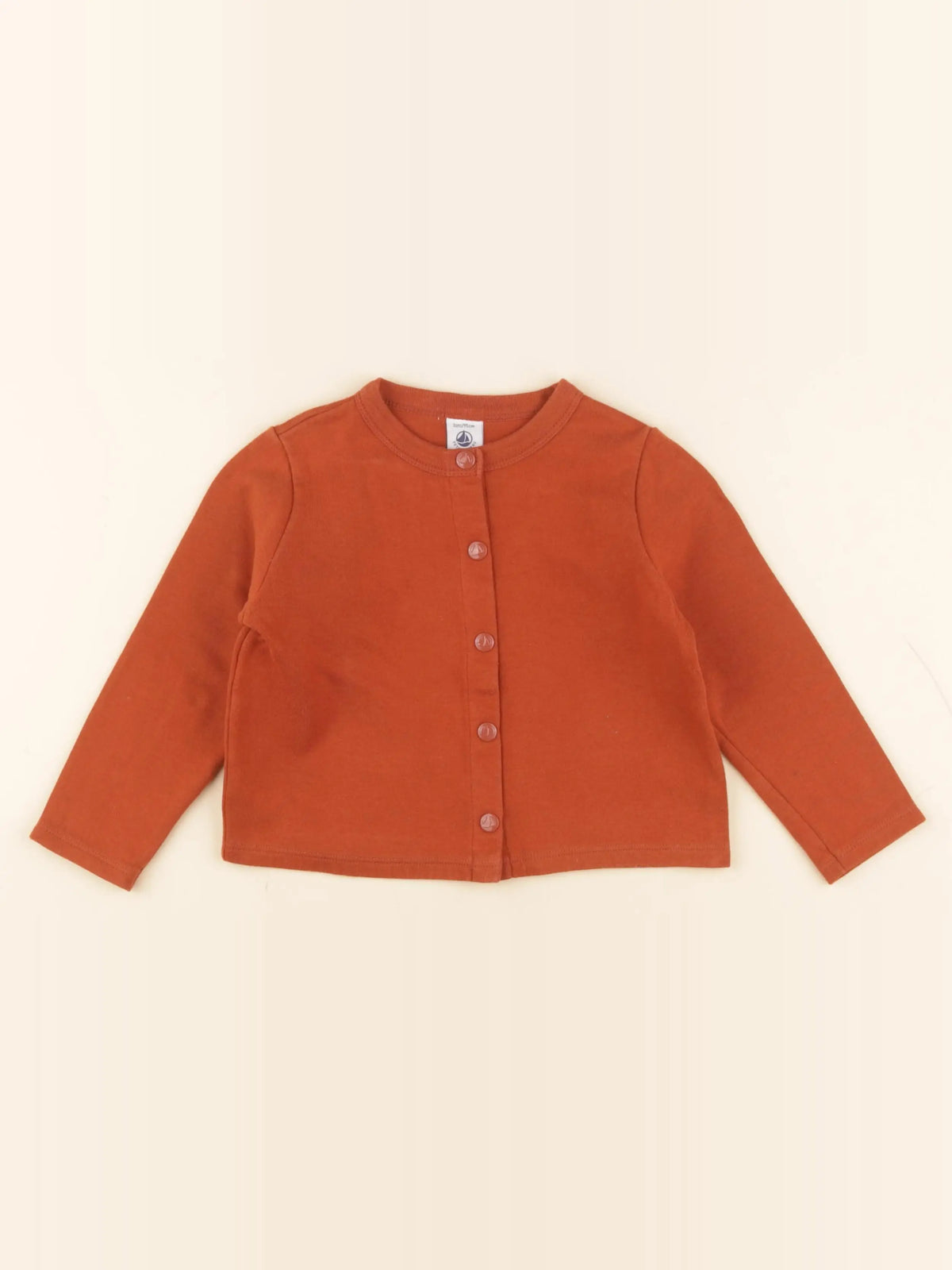 Petit Bateau - sweat marron - 3 ans