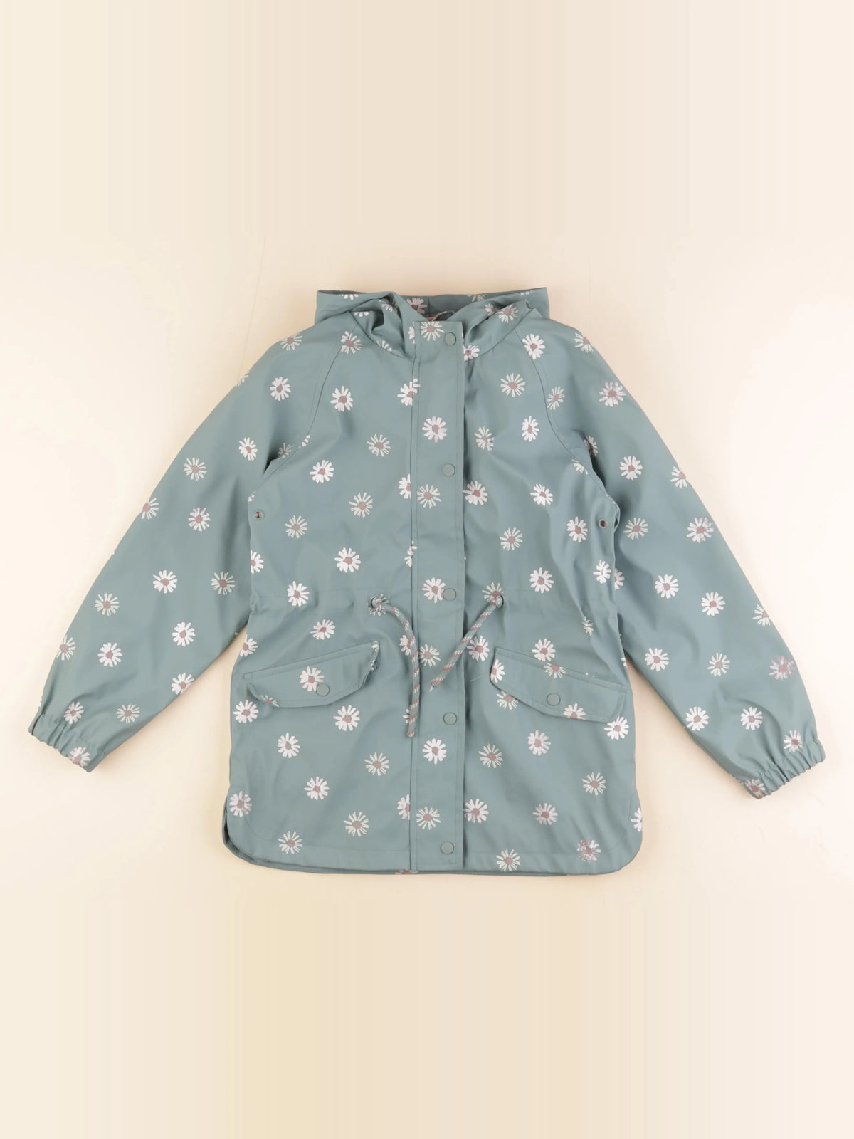Vertbaudet - imperméable vert - 8 ans