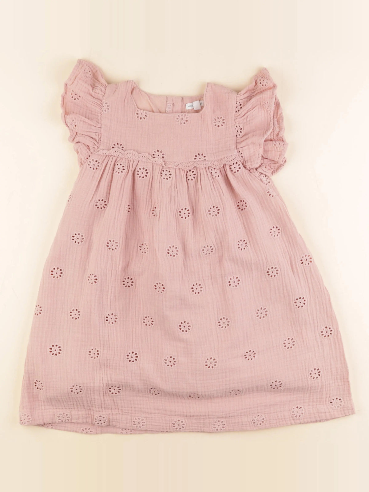 Vertbaudet - robe rose - 7 ans