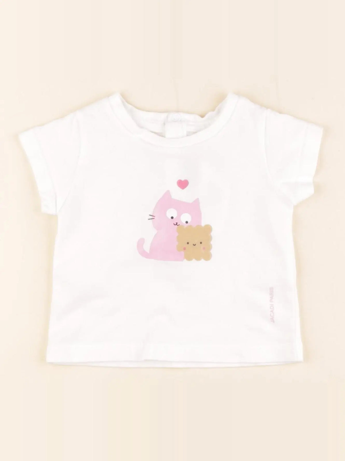 Jacadi - tee-shirt blanc - 6 mois