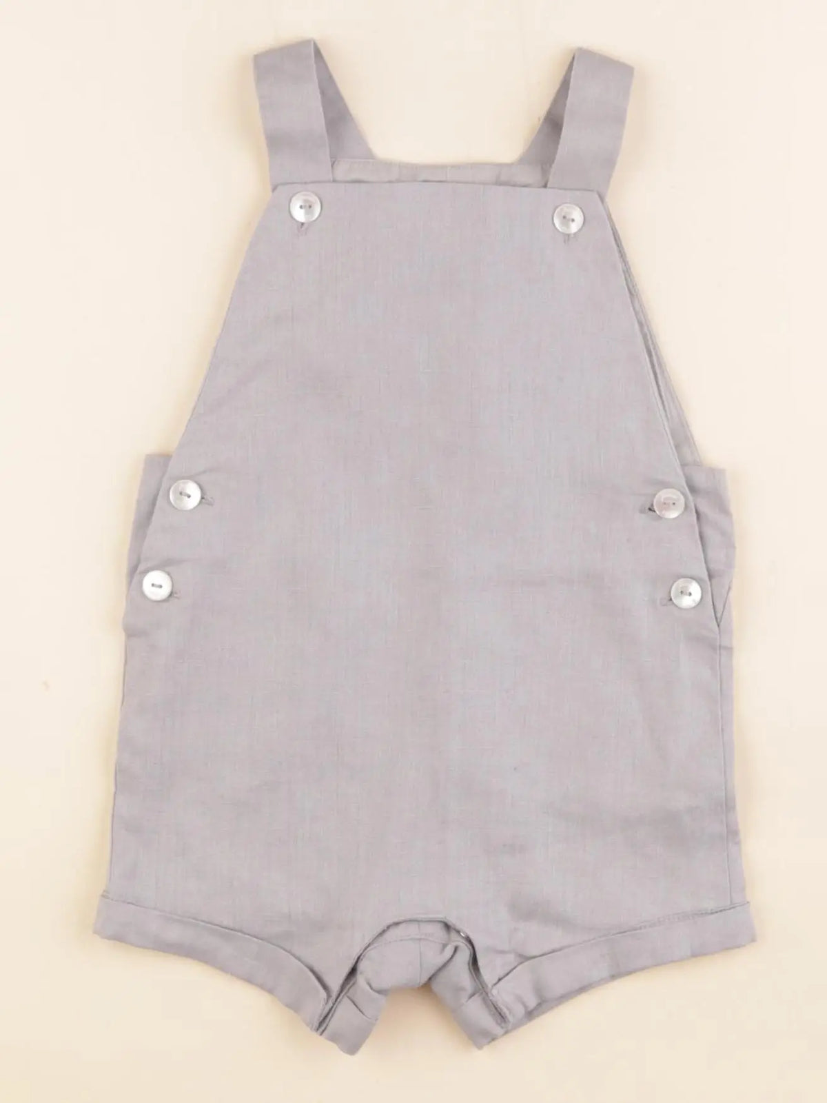 Jacadi - salopette gris - 6 mois