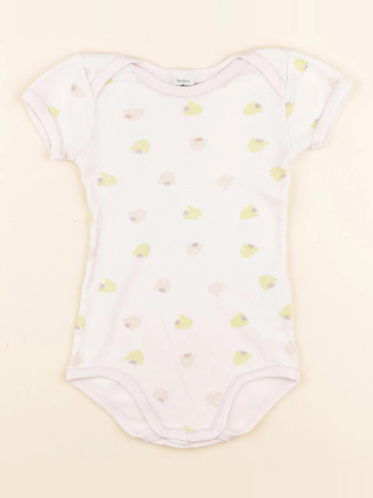 Petit Bateau - body rose - 18 mois