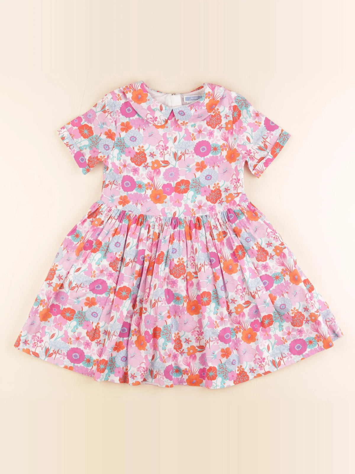 Jacadi - robe liberty rose - 6 ans