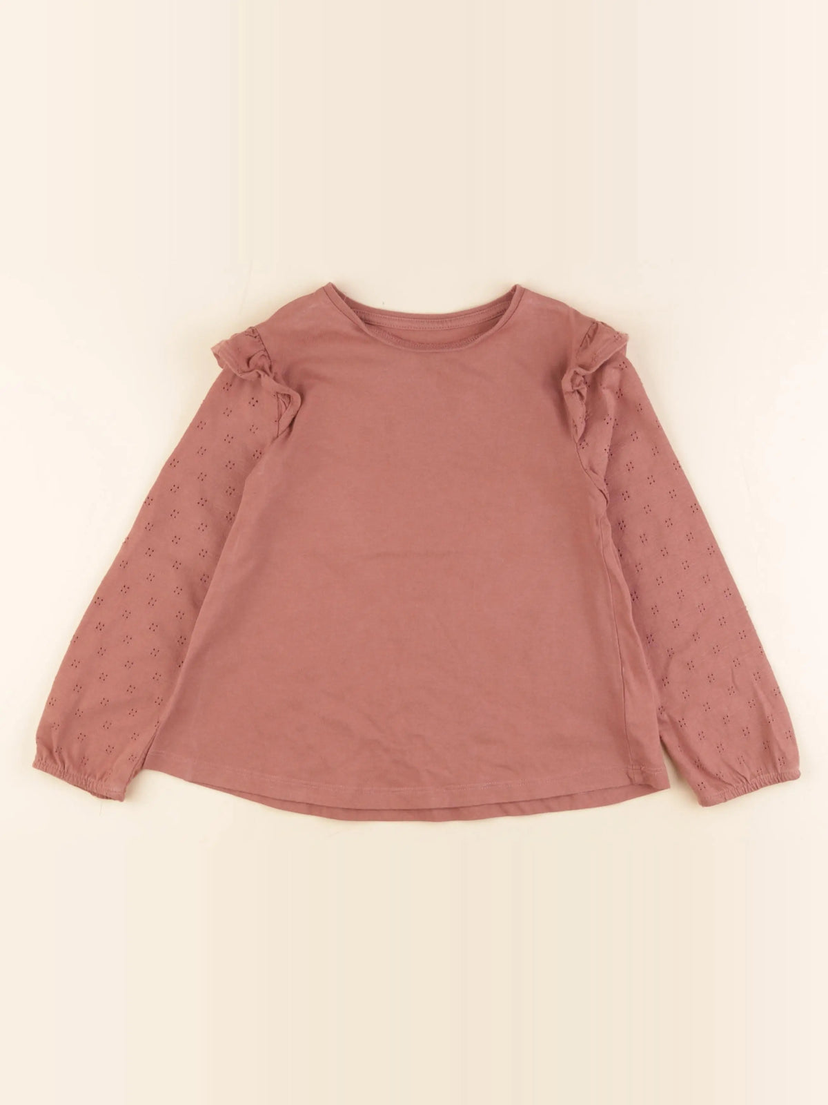 Vertbaudet - tee-shirt rose - 6 ans