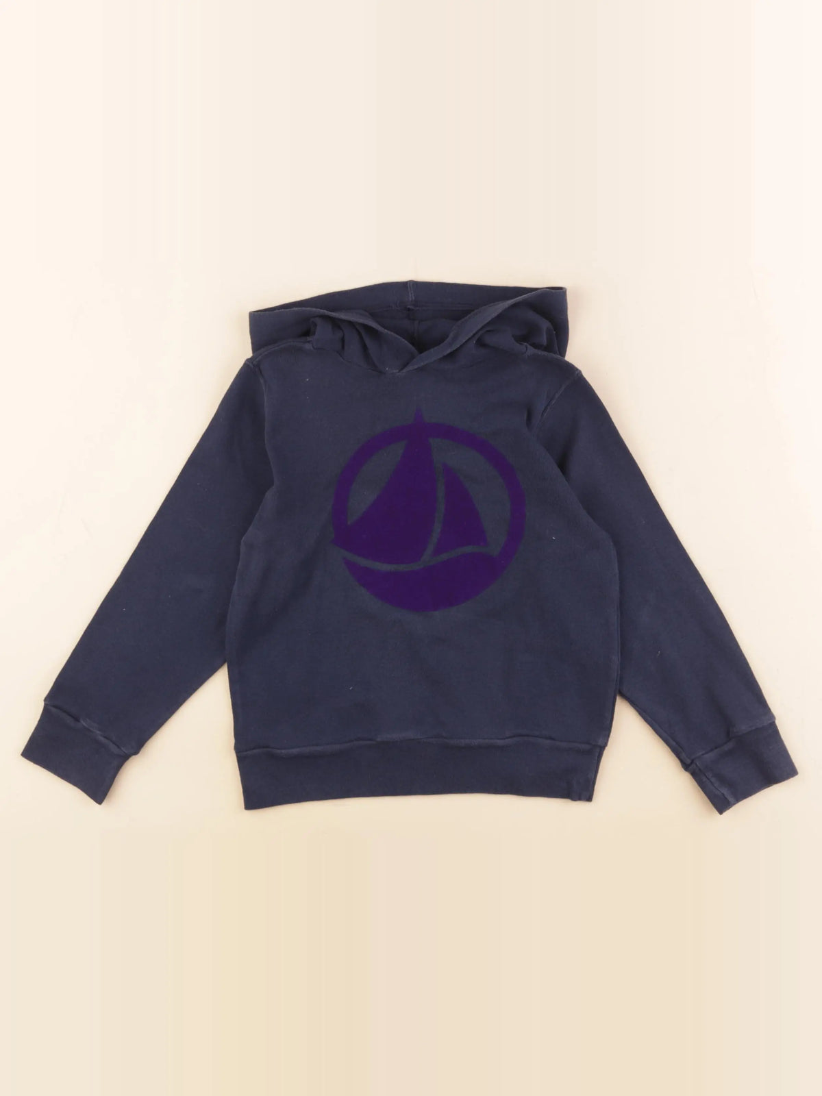 Petit Bateau - tee-shirt bleu - 4 ans
