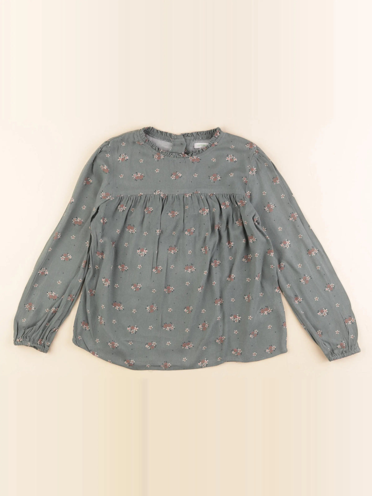 Vertbaudet - blouse vert - 8 ans
