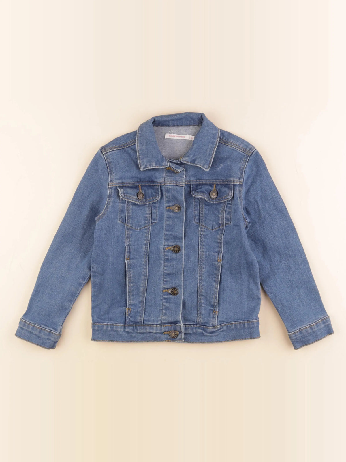 Monoprix - veste bleu - 6 ans