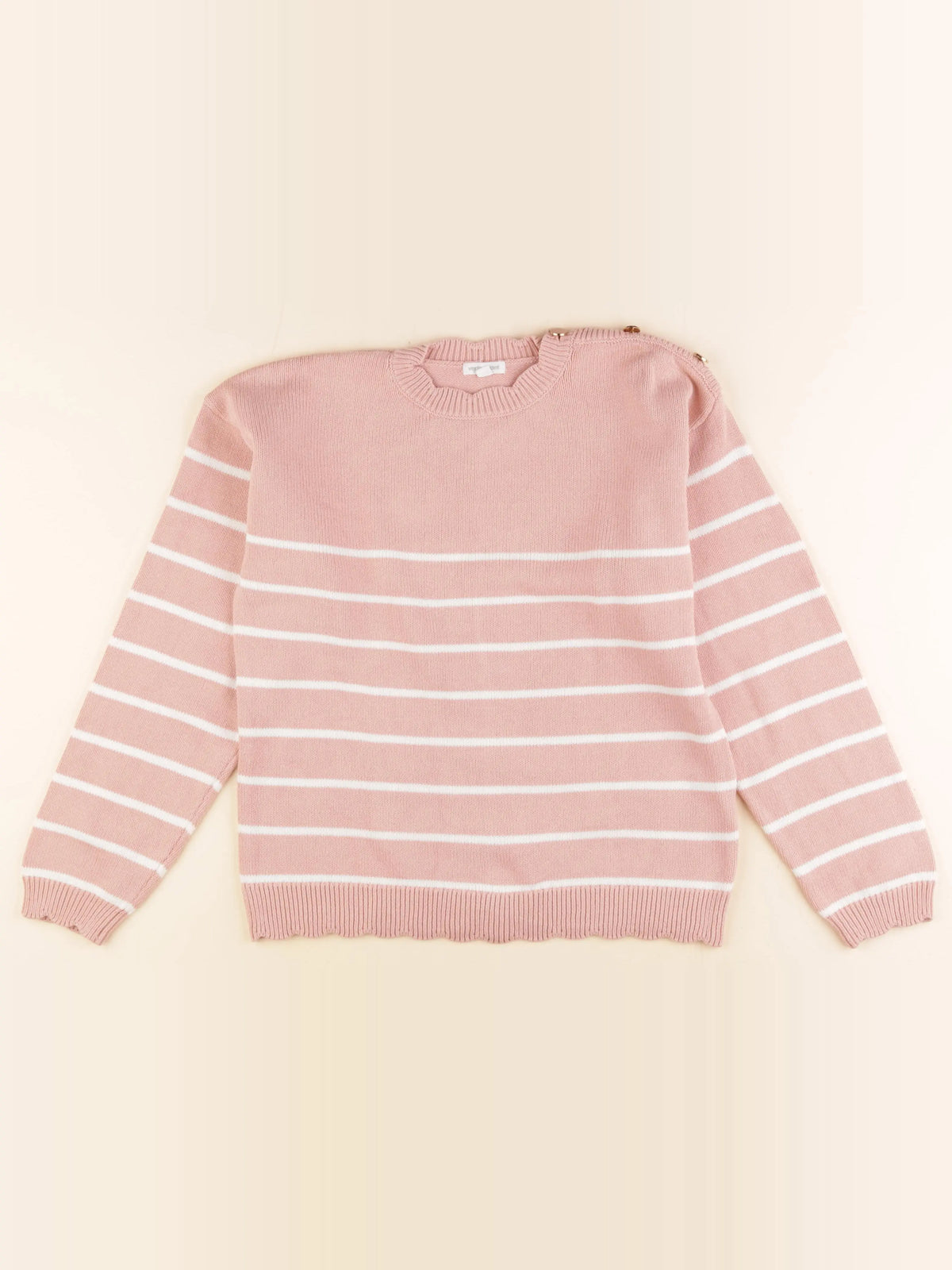 Vertbaudet - pull rose - 12 ans