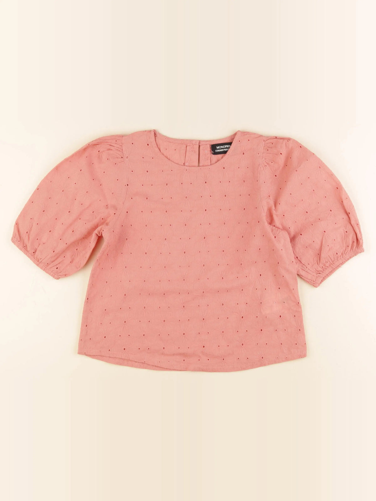 Monoprix - blouse orange - 12 ans
