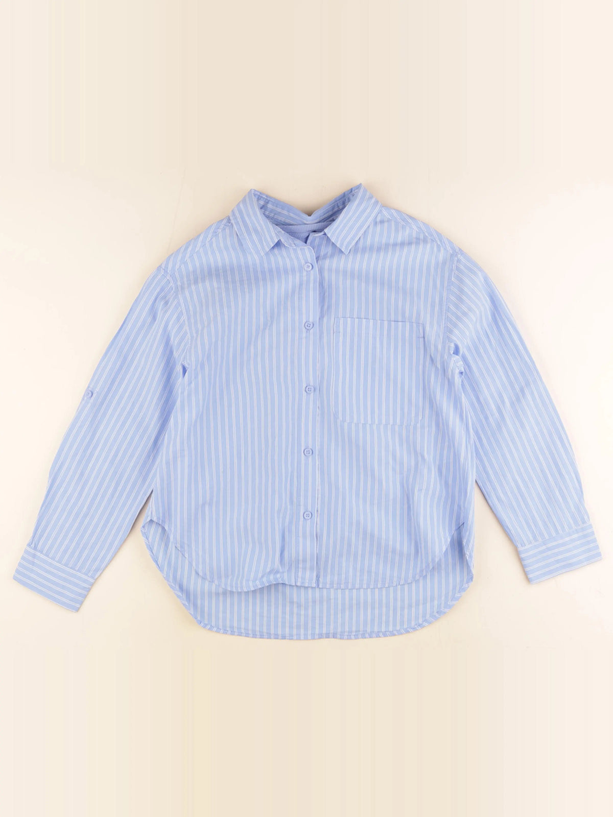 Zara - blouse bleu - 9/10 ans