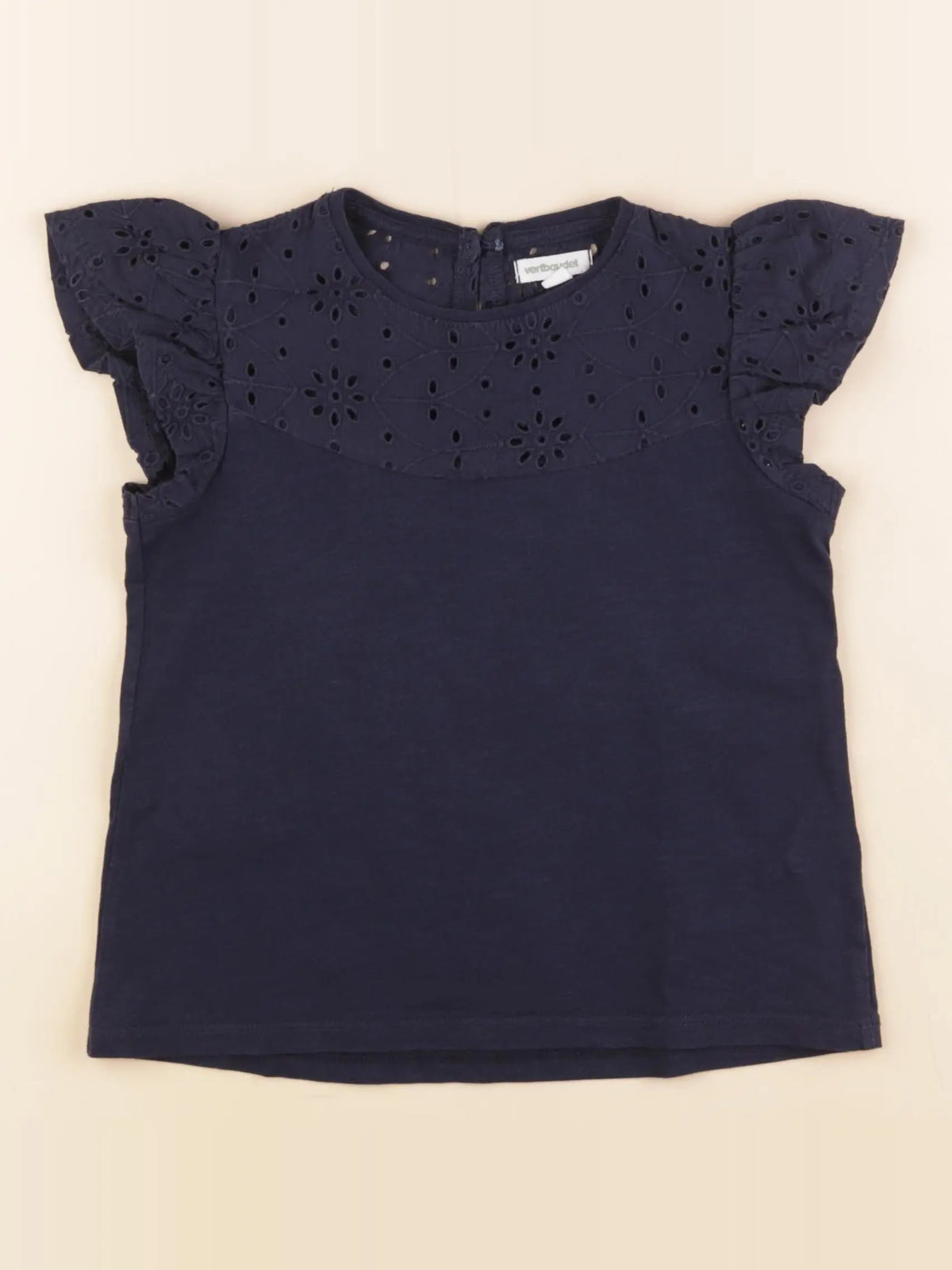 Vertbaudet - tee-shirt bleu - 6 ans