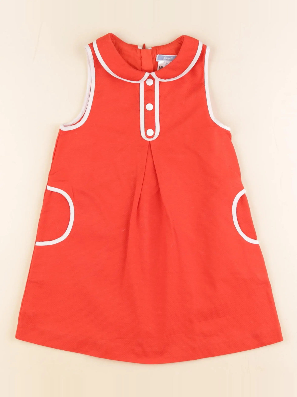 Jacadi - robe rouge - 4 ans