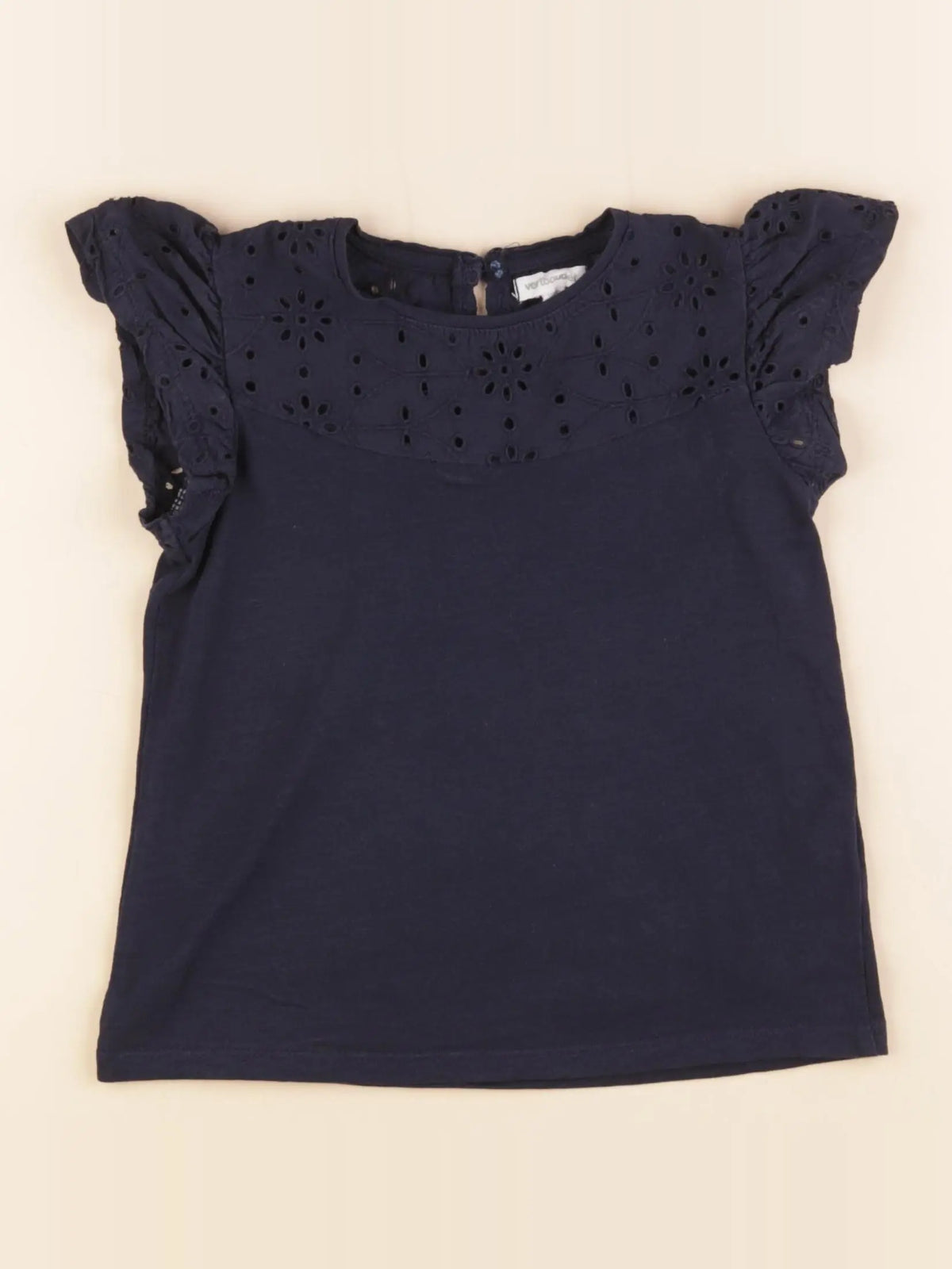 Vertbaudet - tee-shirt bleu - 5 ans