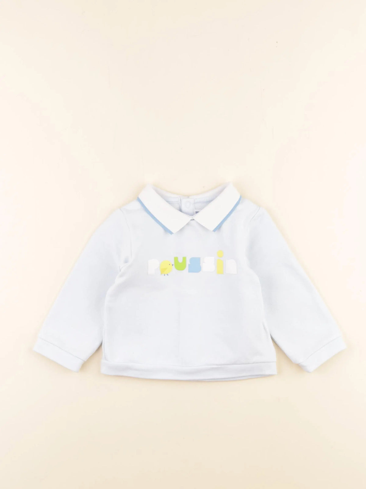 Jacadi - sweat bleu - 12 mois