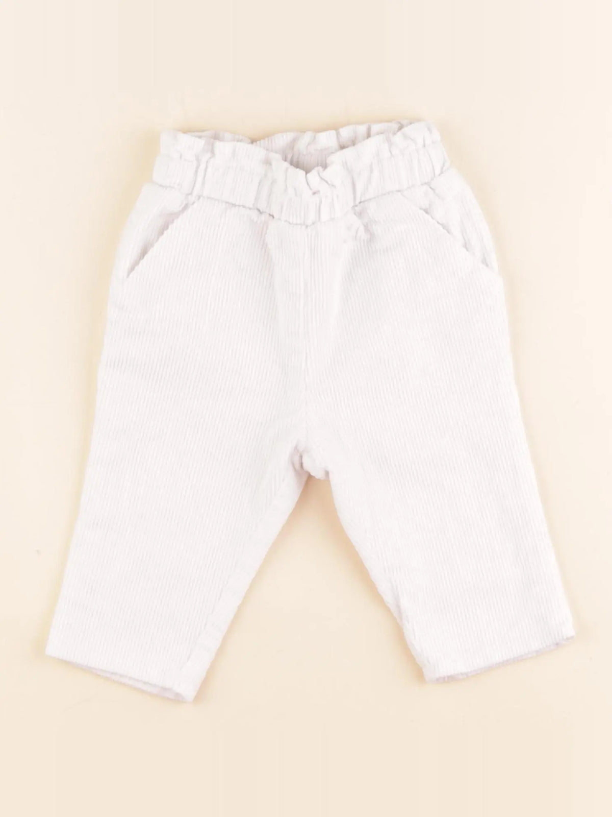 Jacadi - pantalon blanc - 6 mois