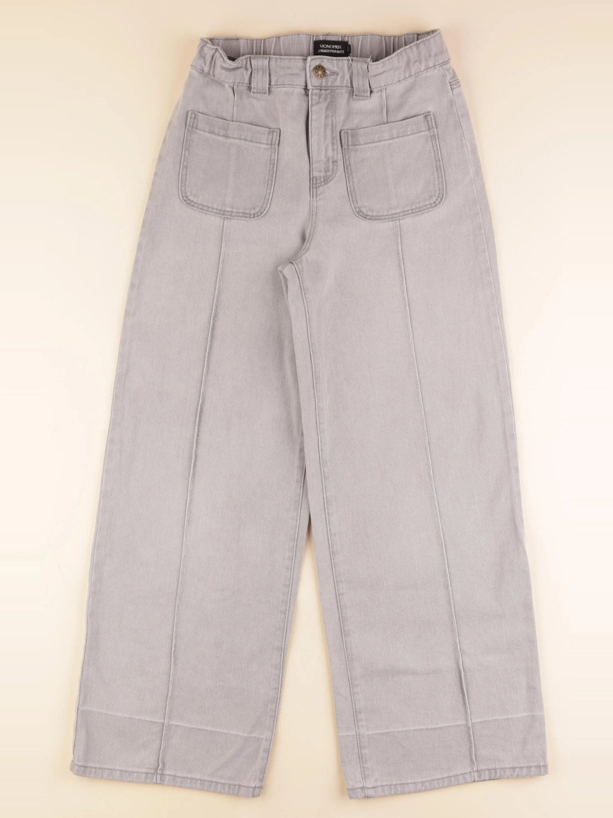 Monoprix - jean gris - 12 ans