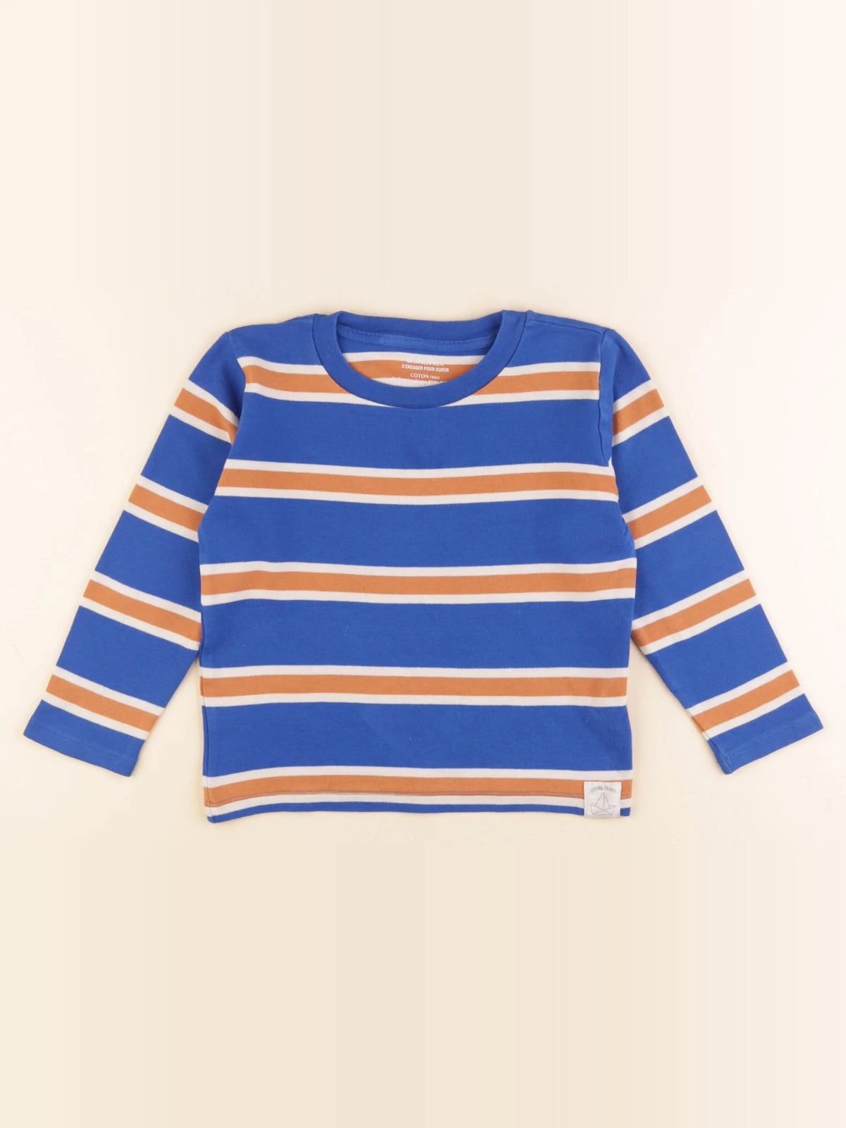 Monoprix - tee-shirt bleu - 6 ans