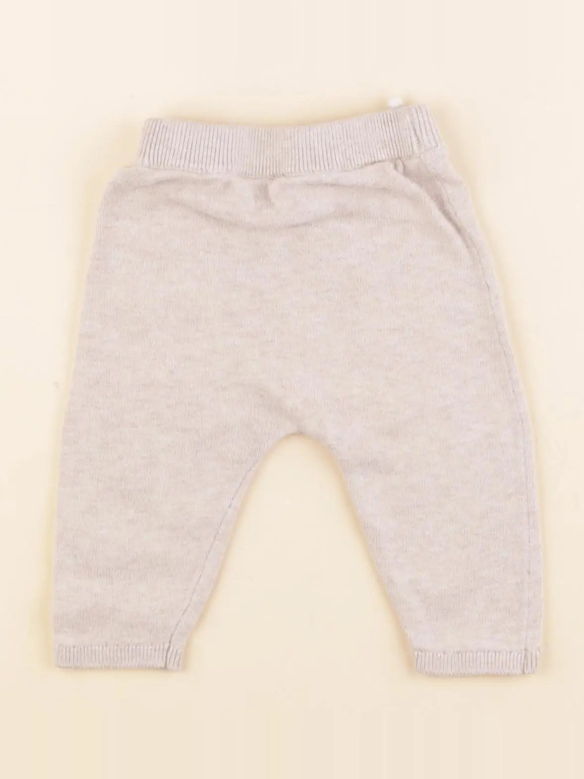 H&M - legging beige - 2/4 mois