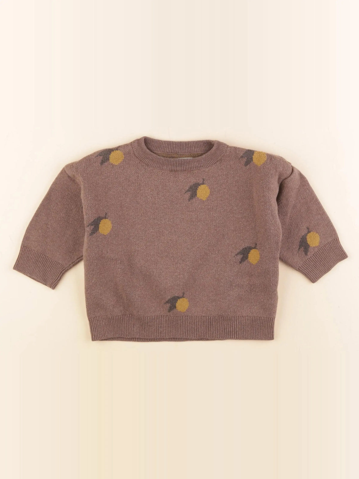 Konges slojd - pull marron - 6 ans
