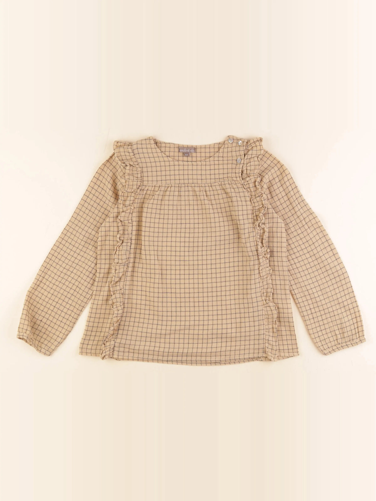 Emile et Ida - blouse jaune - 8 ans