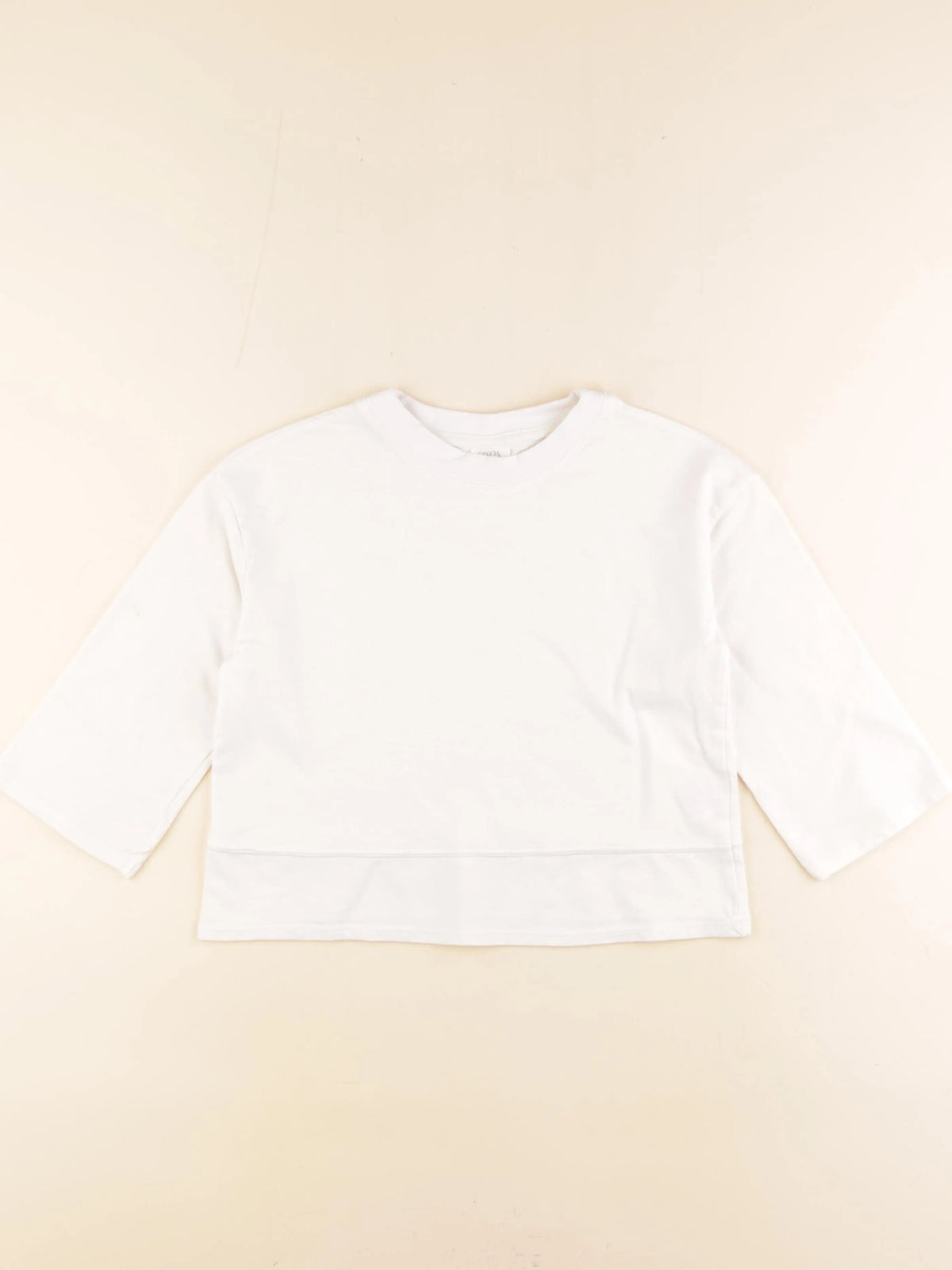 Zara - sweat blanc - 6 ans