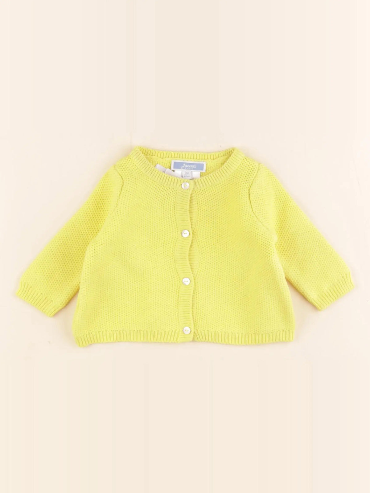Jacadi - gilet jaune - 3 mois
