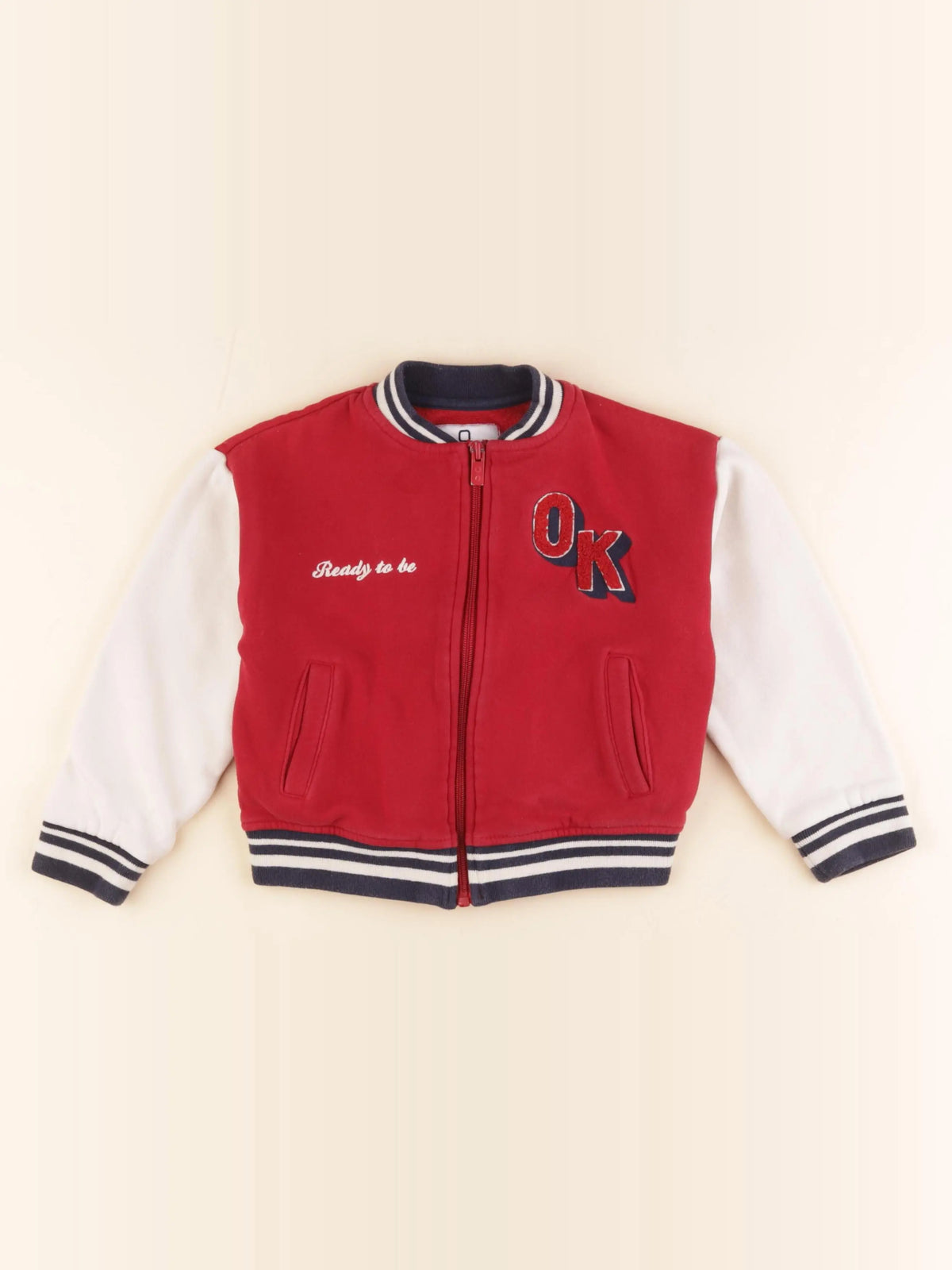Okaidi - veste rouge - 4 ans