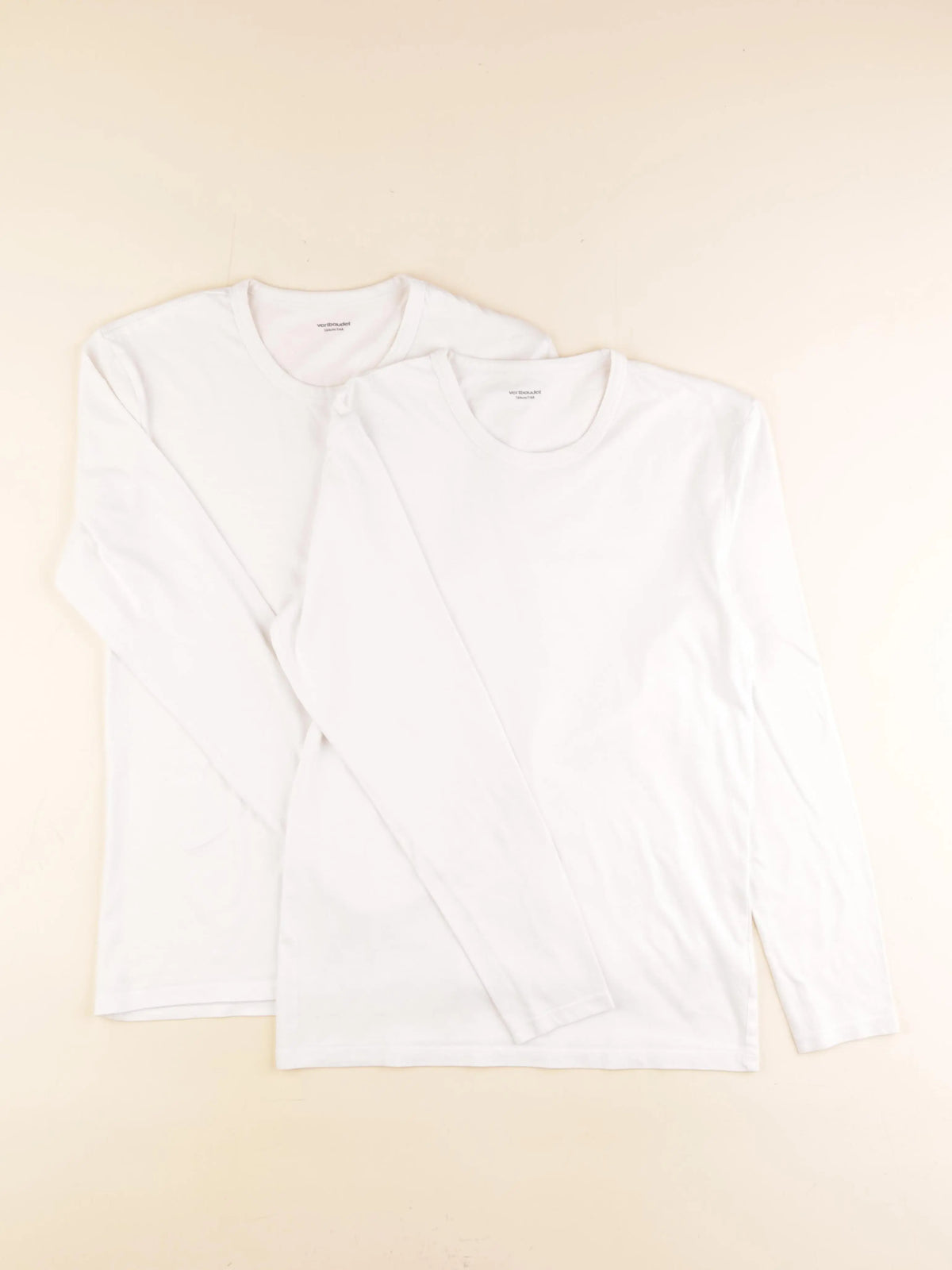Vertbaudet - lot de 2 maillots de corps blanc - 14 ans