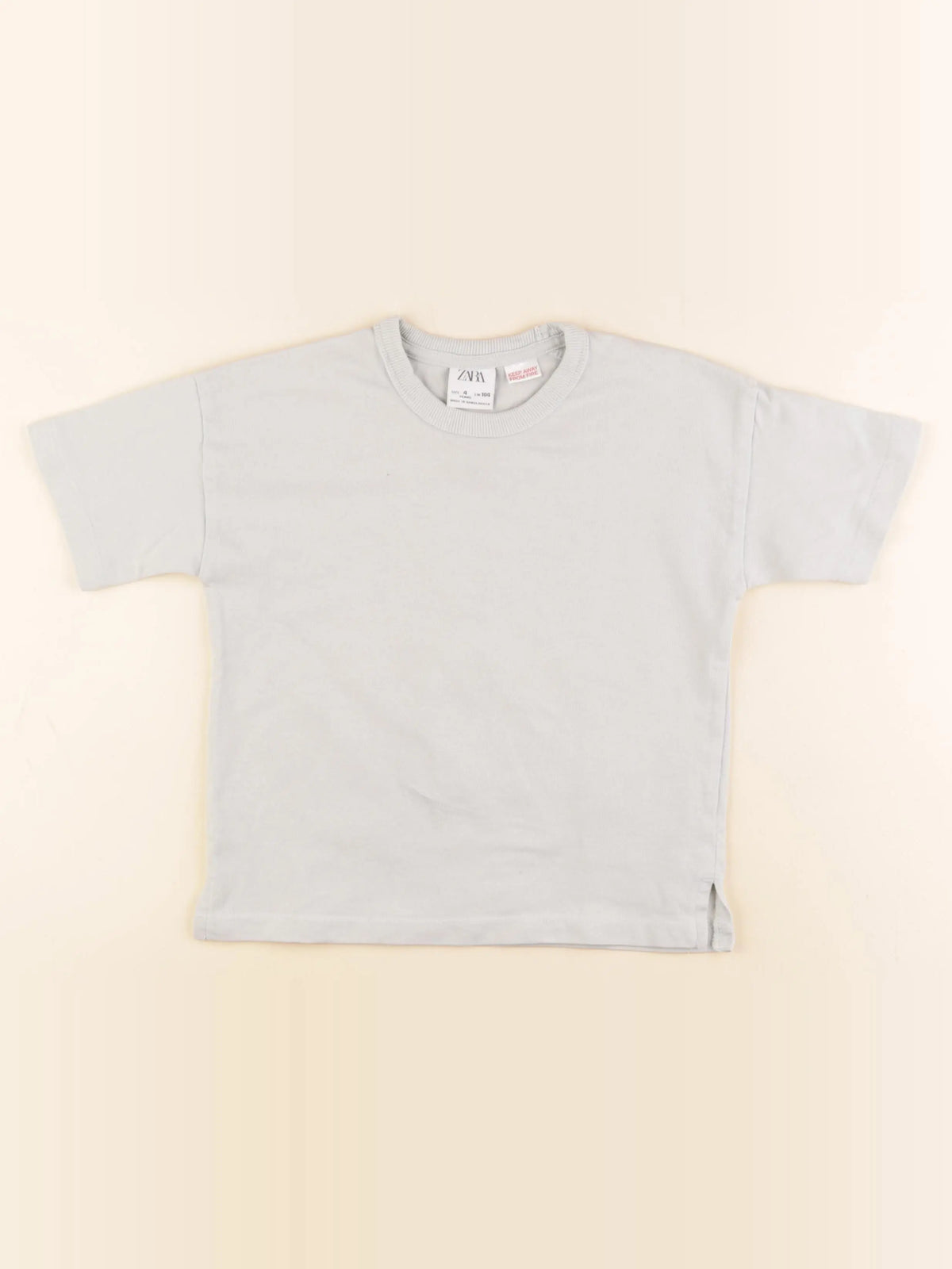 Zara - tee-shirt vert - 4 ans