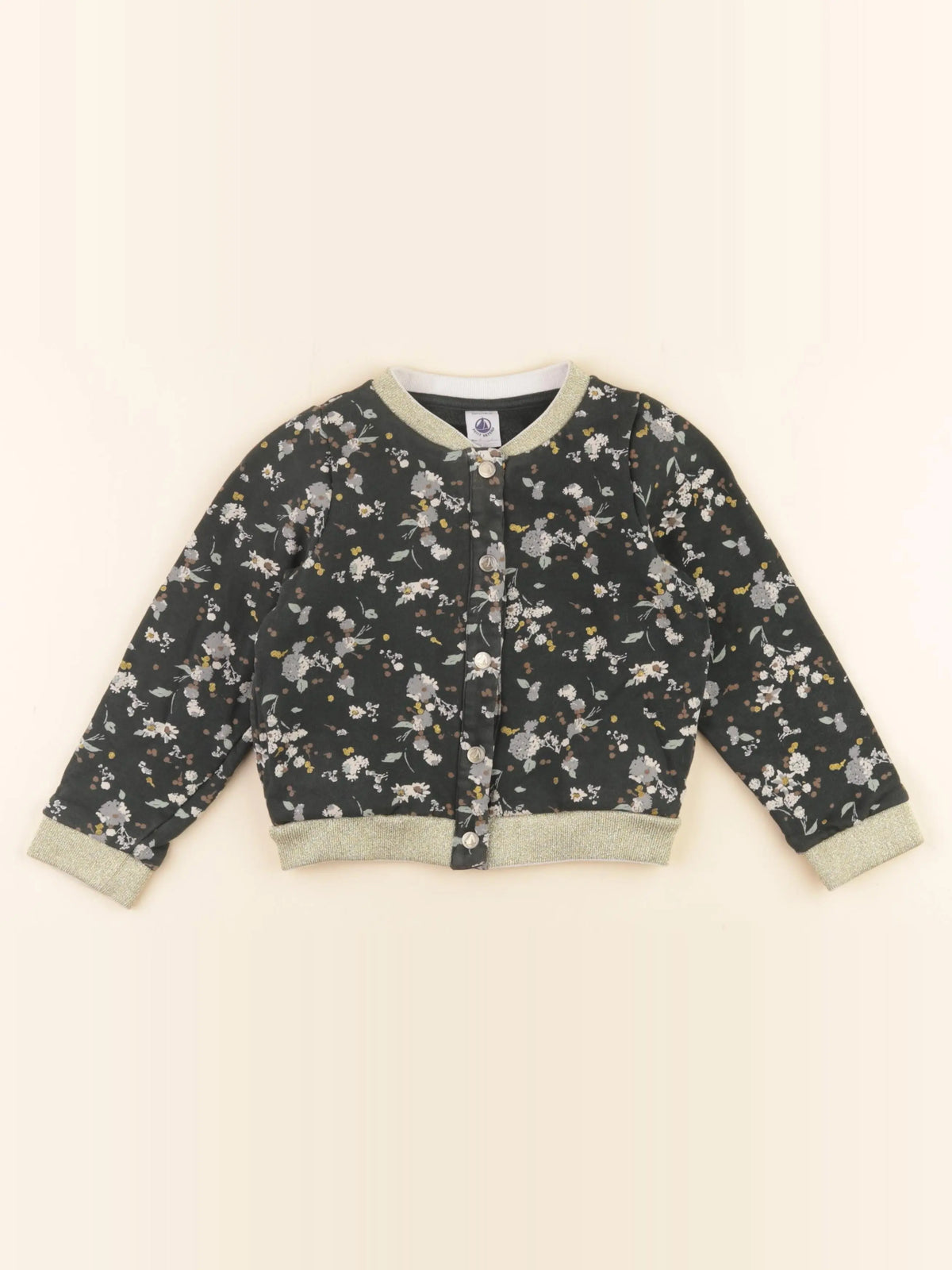 Petit Bateau - veste or, vert - 5 ans