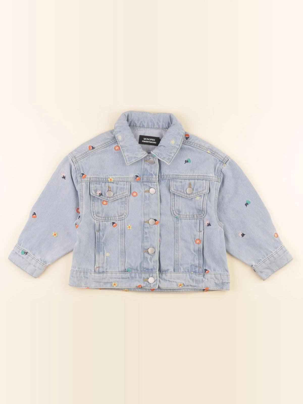Monoprix - veste bleu - 3 ans