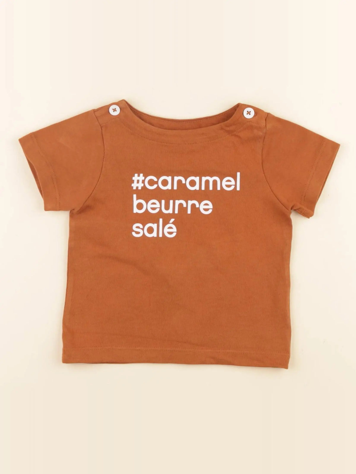 Jacadi - tee-shirt marron - 12 mois
