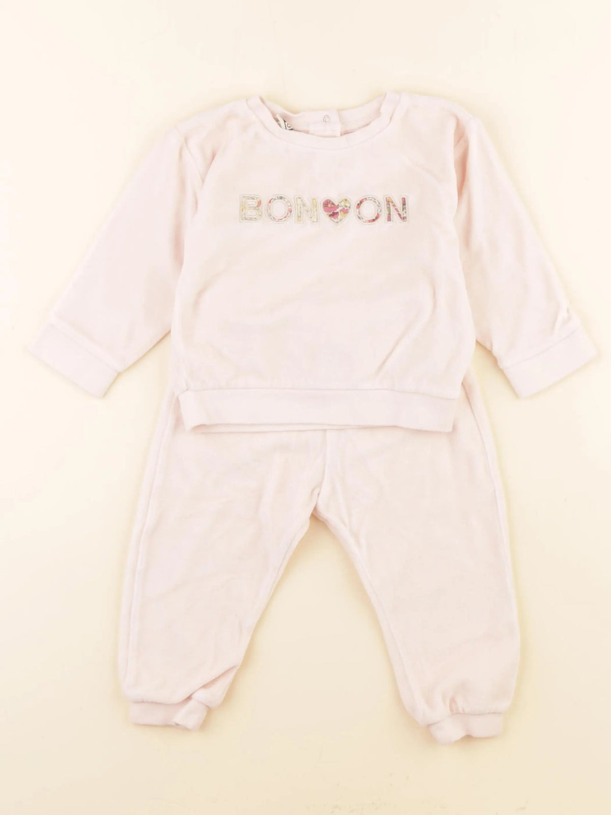 Bonton - ensemble rose - 18 mois