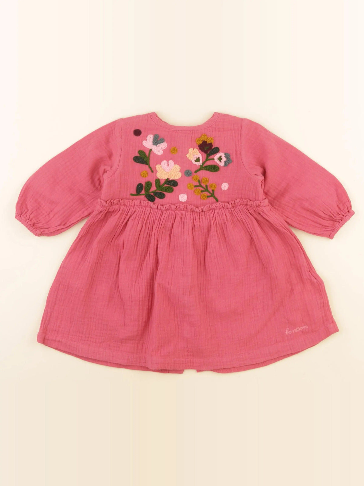 Bonton - robe rose - 18 mois