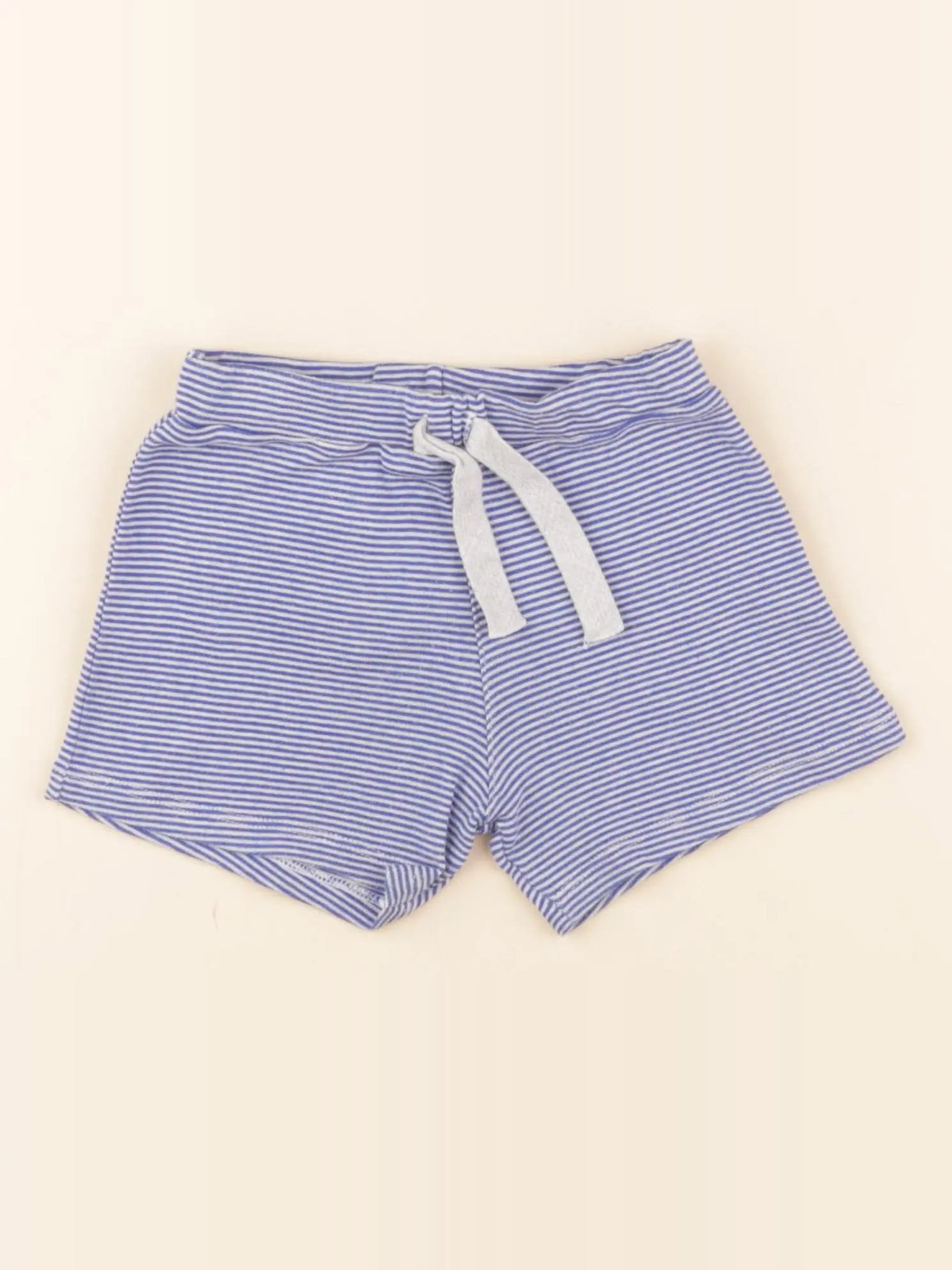 Petit Bateau - short bleu, blanc - 18 mois