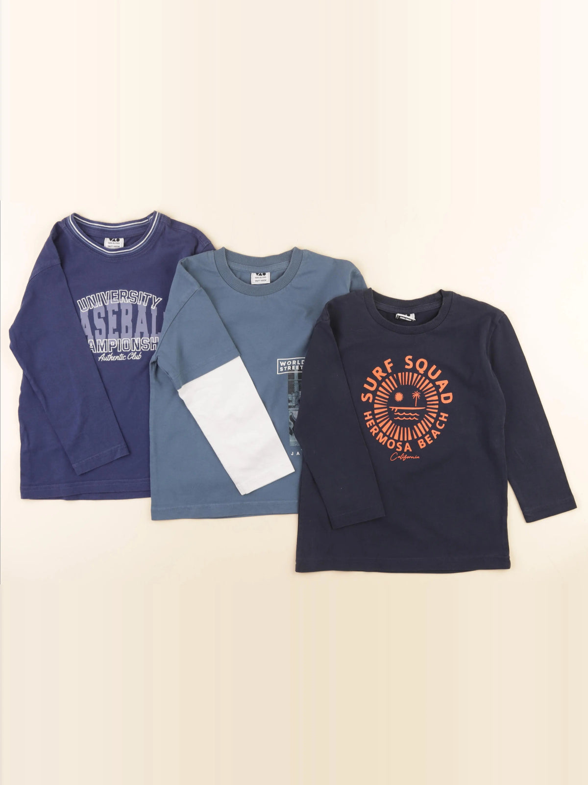 Tape à l'oeil - lot de 3 tee-shirts bleu - 5 ans